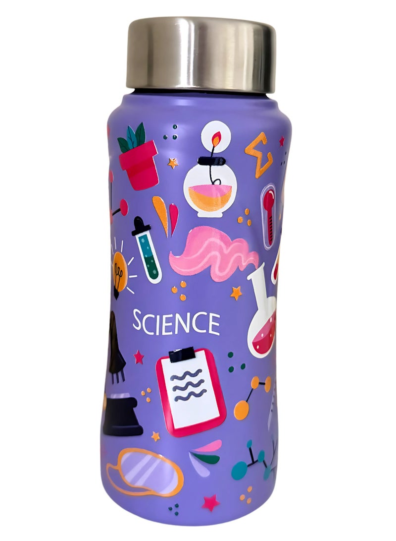 Boeiz Kiddo Science 500ml Steel Water Bottle – Pack of 5 (Premium Return Gift) - Image 2